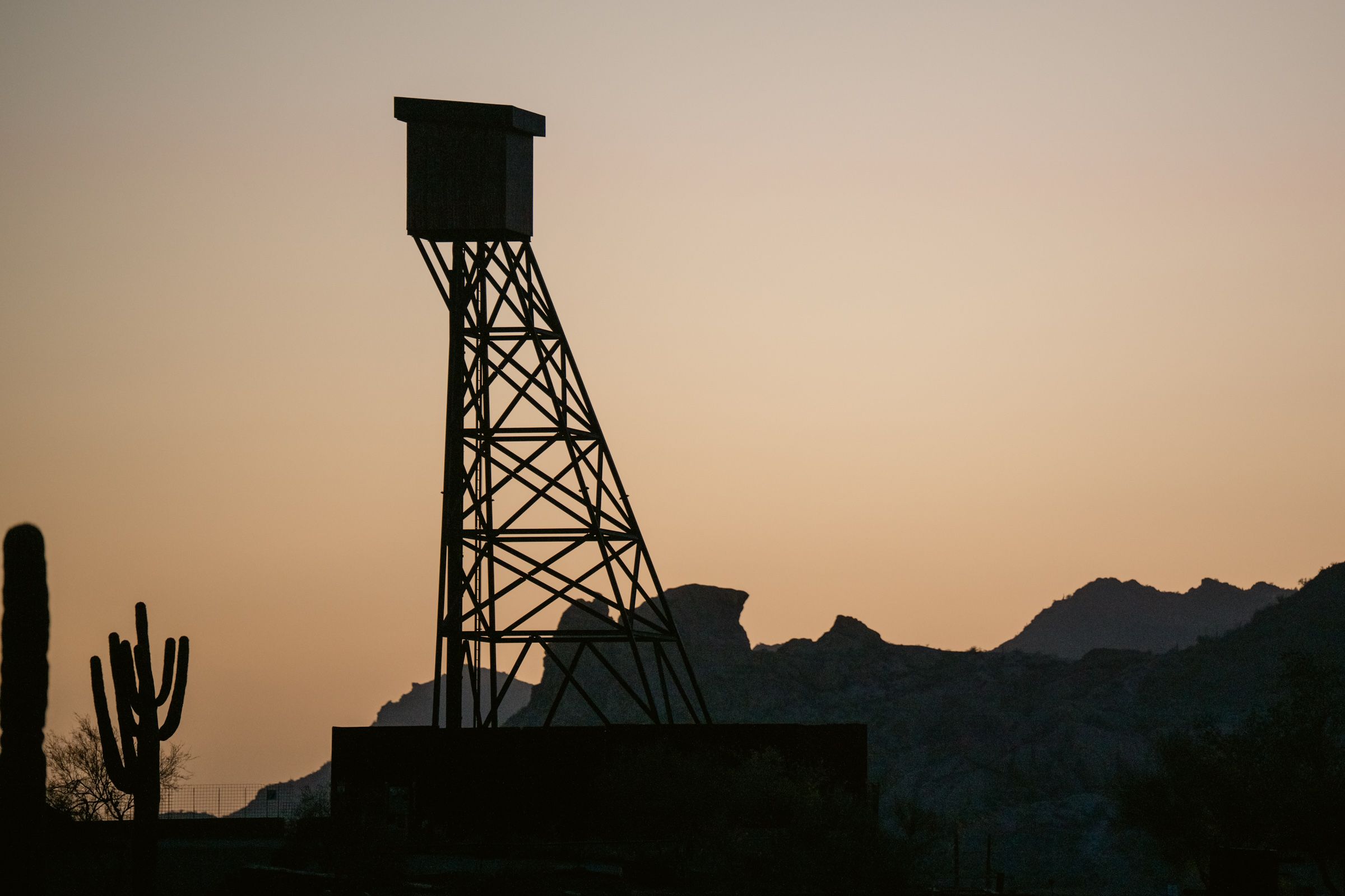 Verge Apache junction sunset 